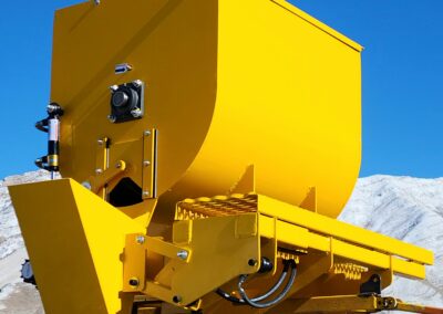 Grout Mixer standing majestically with mountains in the background